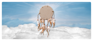 DNSEMP-L-129-BL Arapaho Prayer Blue